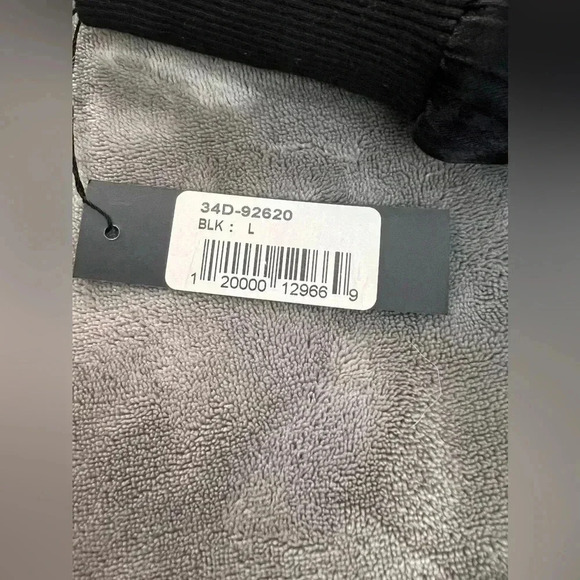 REVOLVE bobi BLACK Sleek Textured Pants in Black, size L, BNWT - Picture 7 of 13